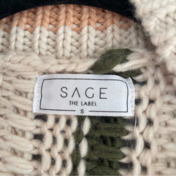 SAGE THE LABEL Kalyn Chunky Sweater NWOT Size Small - Picture 6 of 6